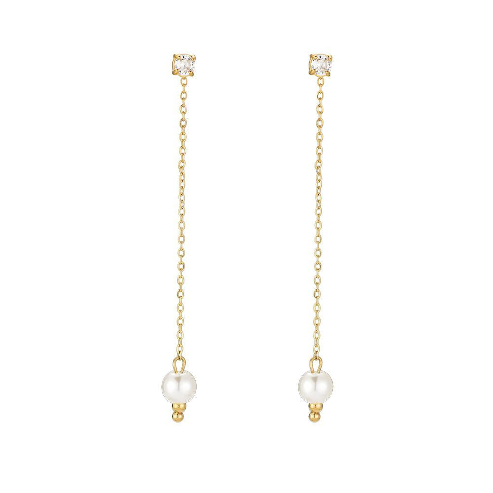 "Spinning Worlds" wunderschöne Ohrringe - gold