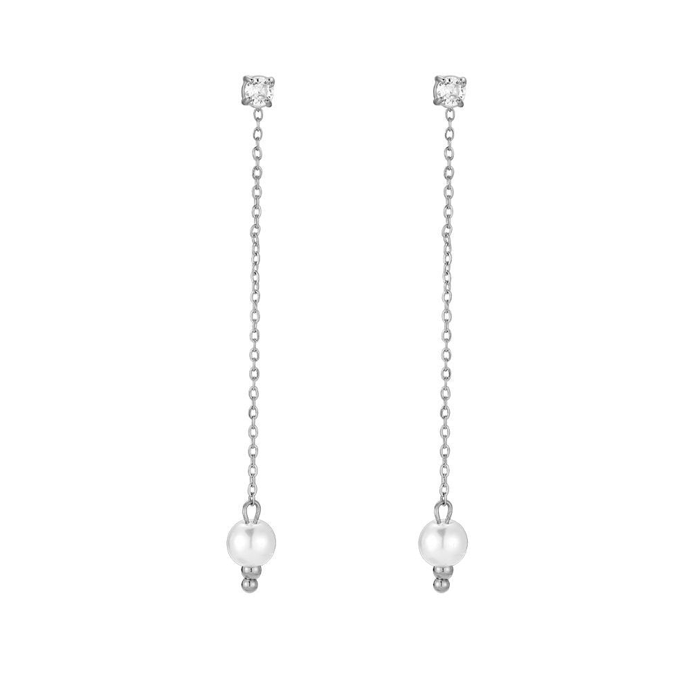 "Spinning Worlds" wunderschöne Ohrringe - silber