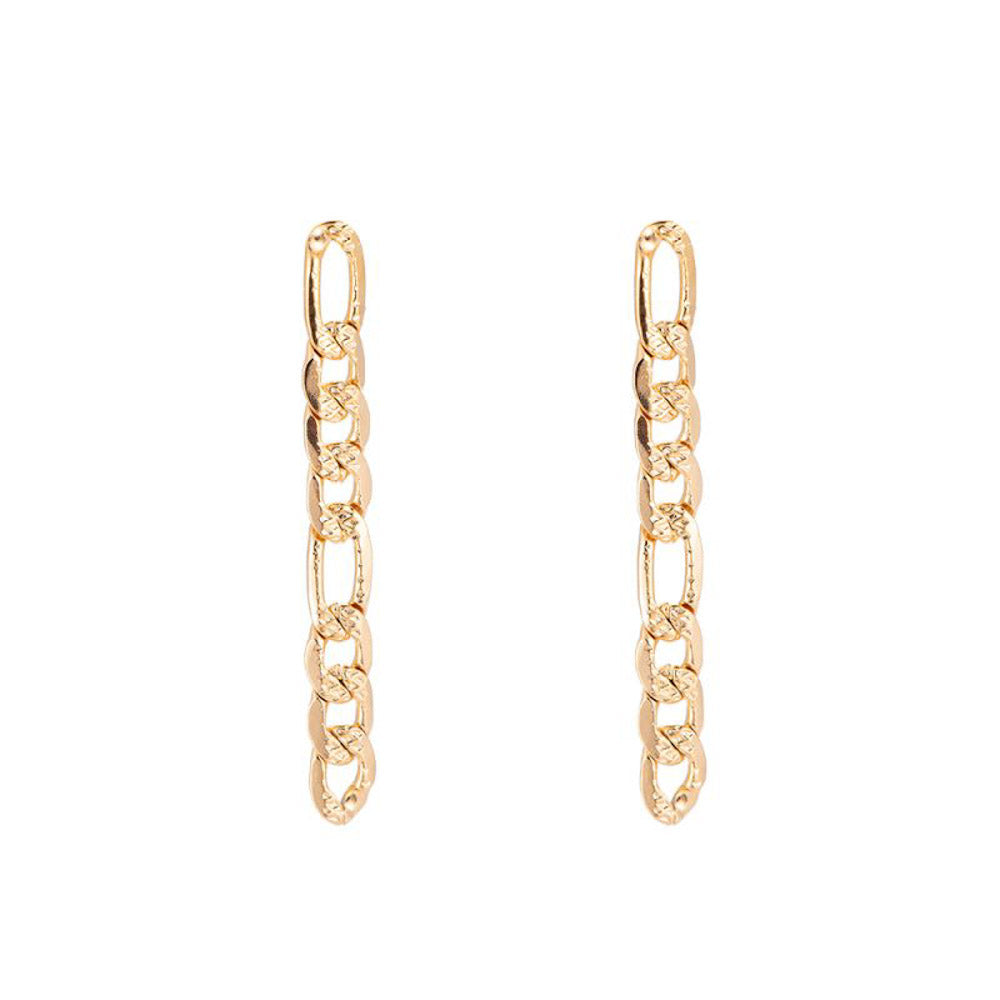 "Rough Cutting Style" tolle Ohrringe - gold