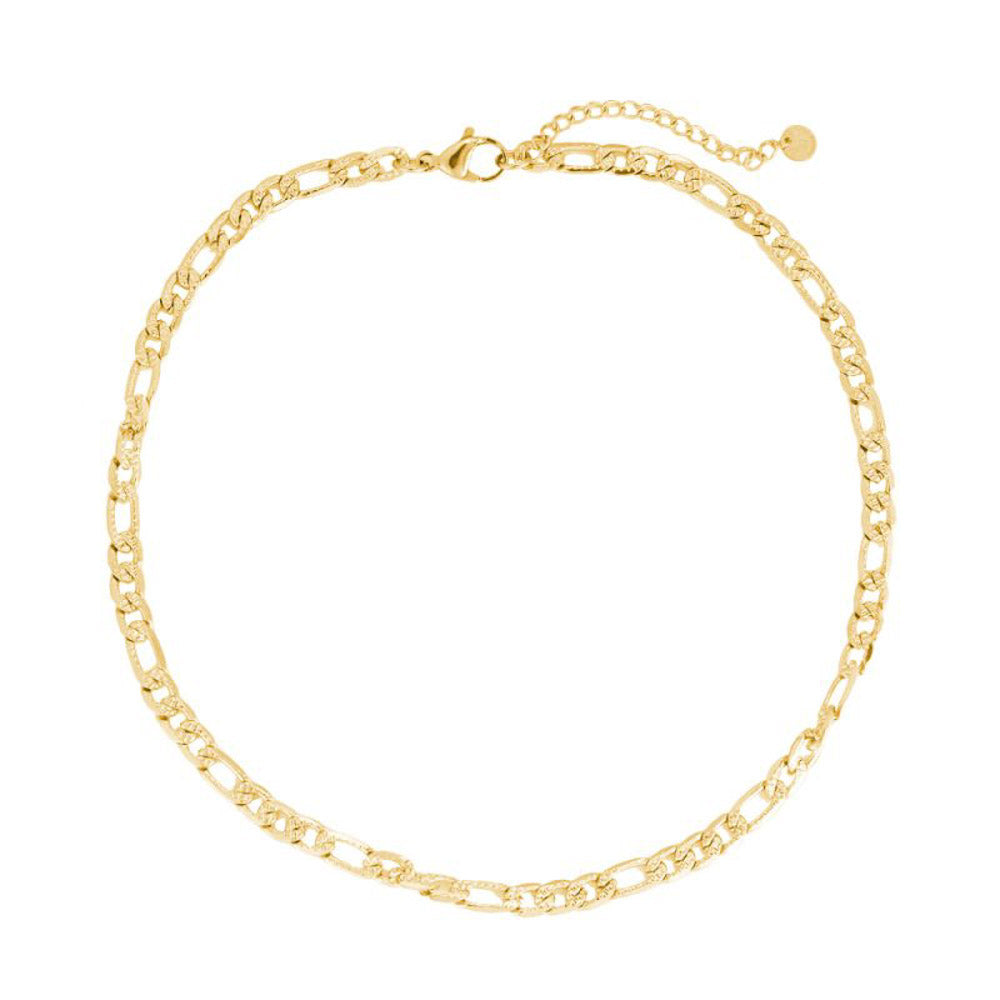 "Rough Cutting Style" tolle Kette - gold