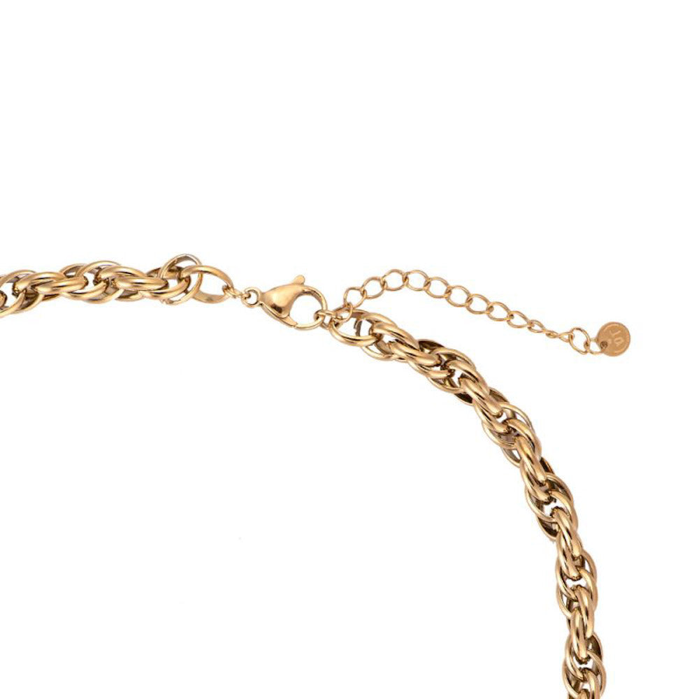 "Chain By Chain" stylische Statement-Kette - gold