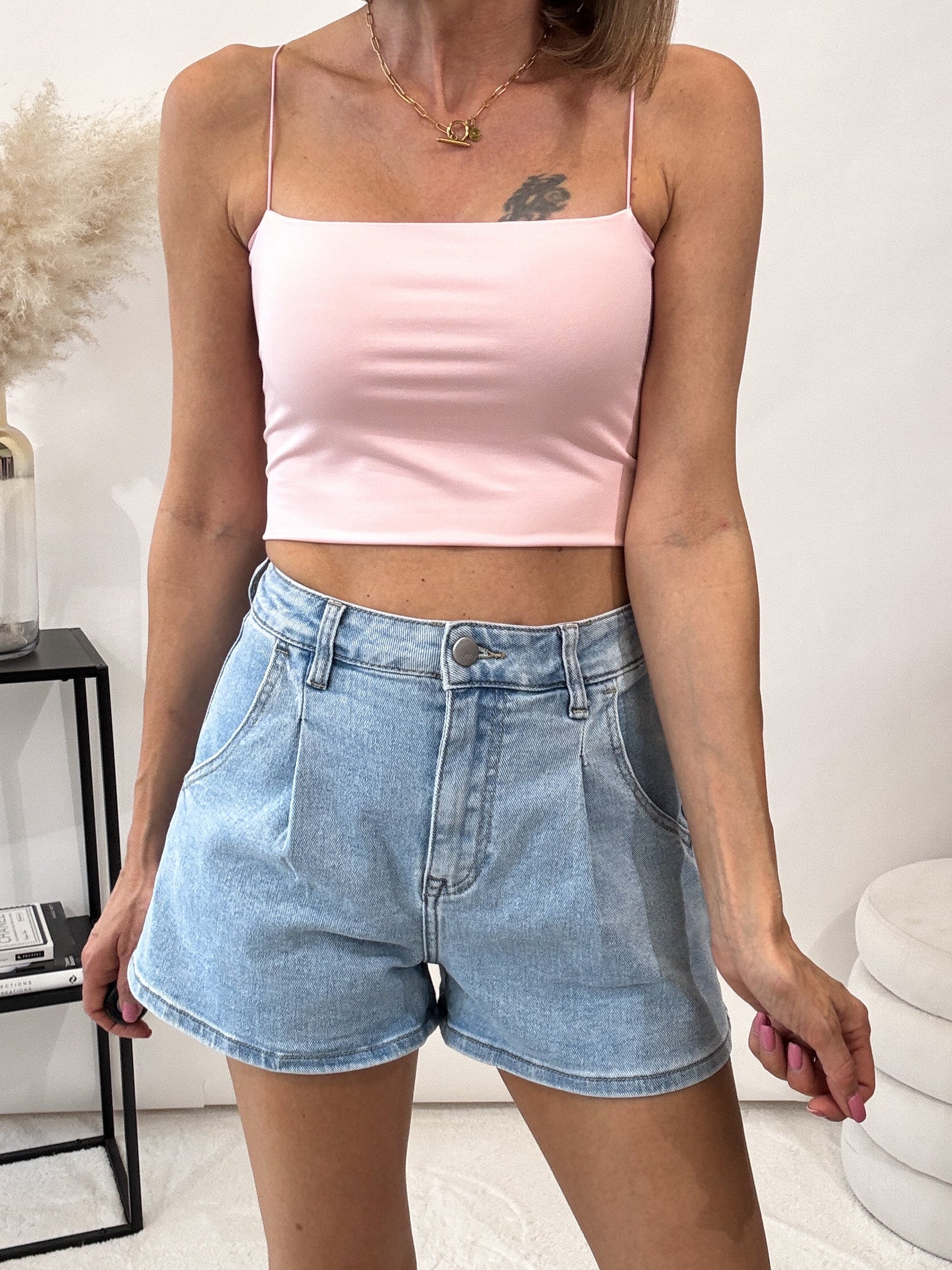 "Miami" Crop Top - rosa