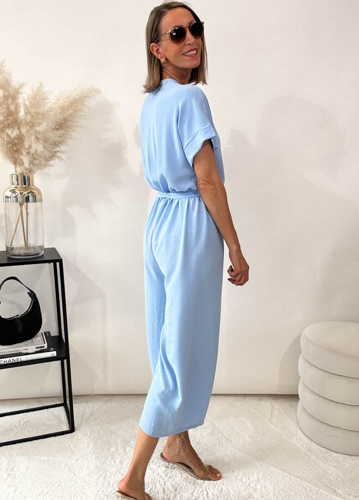 "Sunshine" Jumpsuit - iceblue