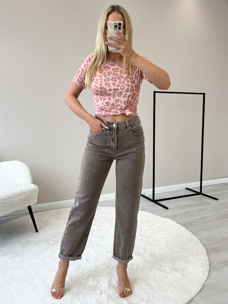 "Como Leo T-Shirt" weiches Cashmere Shirt - rosa