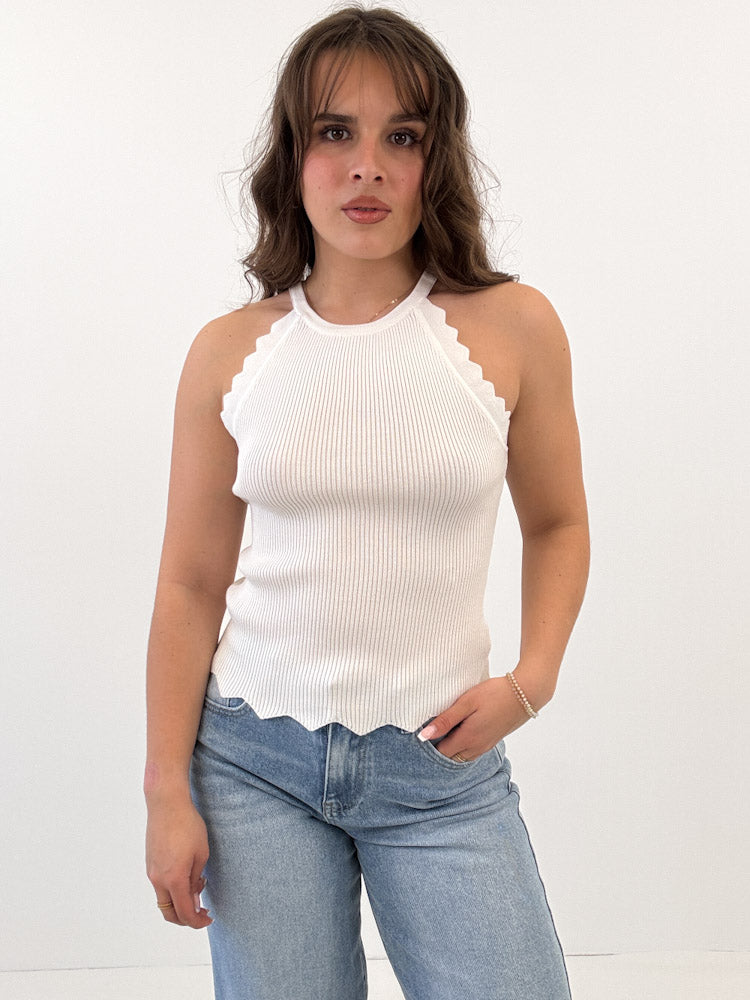 "Nice" schönes Top aus Viscose - weiß