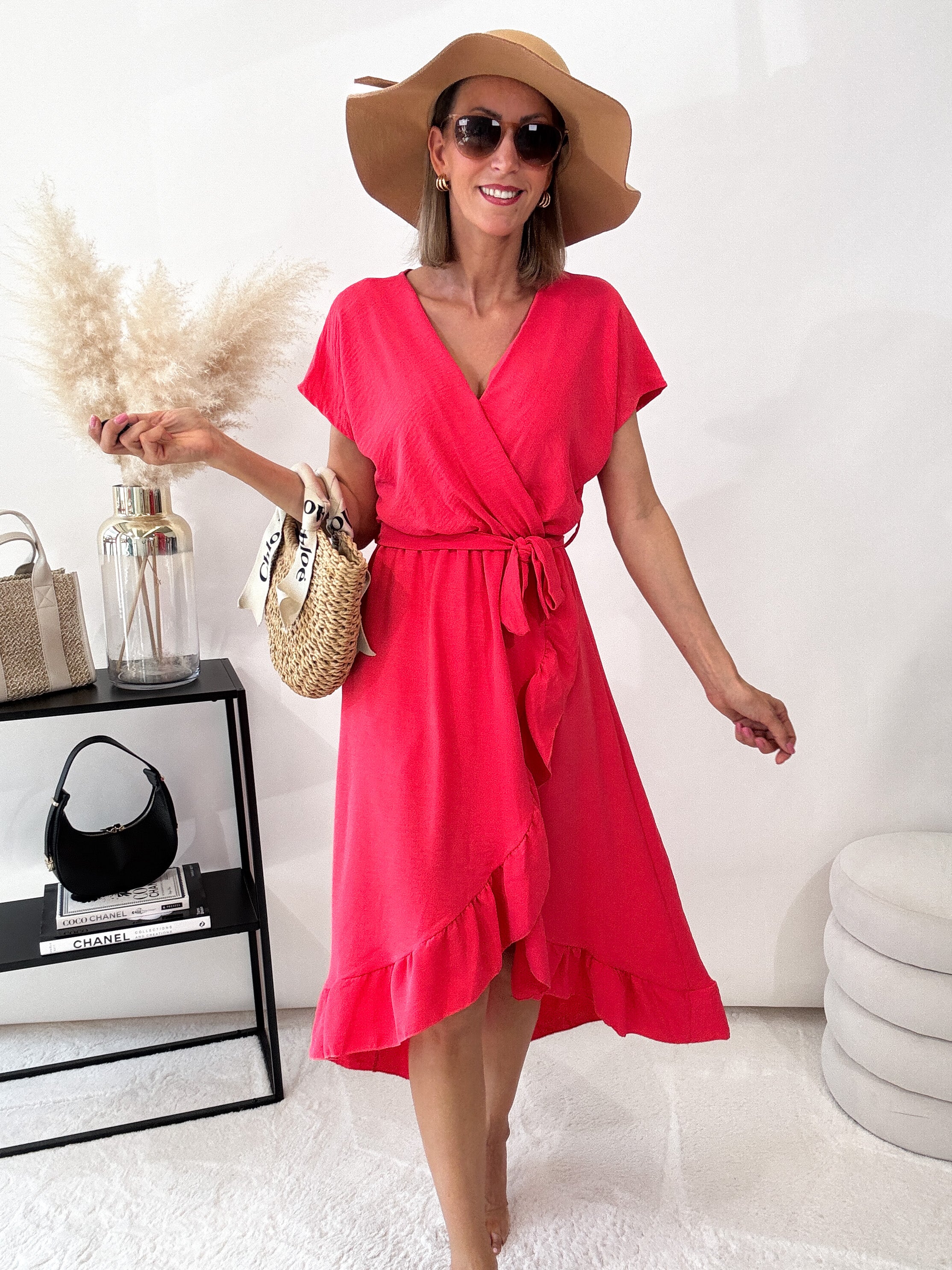 ,,Sunshine Wild Dress'' Kleid - coral