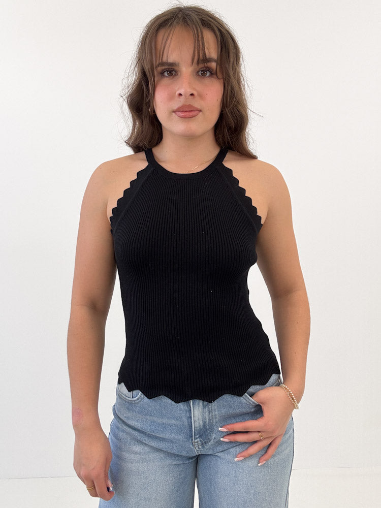 "Nice" schönes Top aus Viscose - schwarz