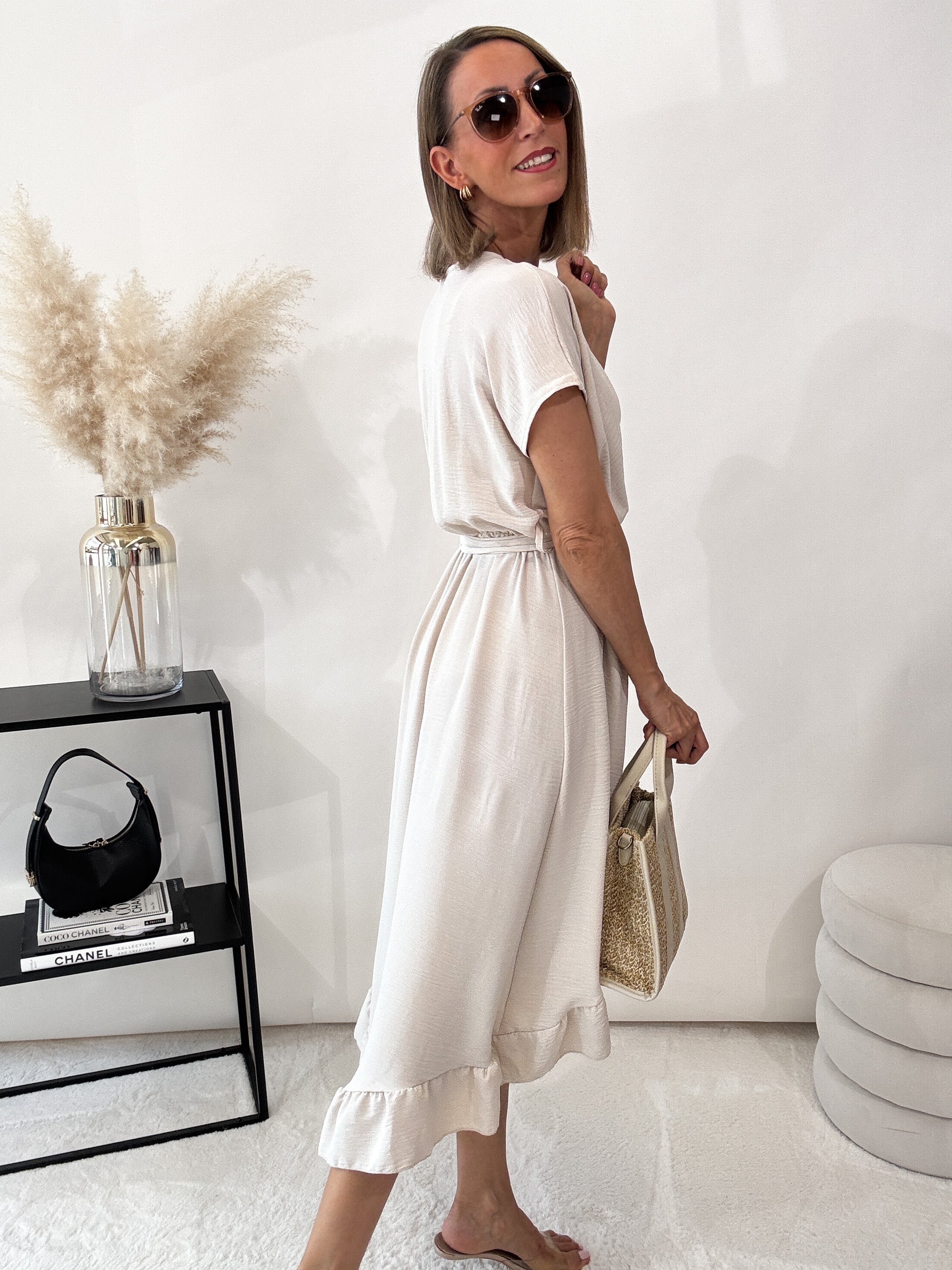 ,,Sunshine Wild Dress'' Kleid - beige