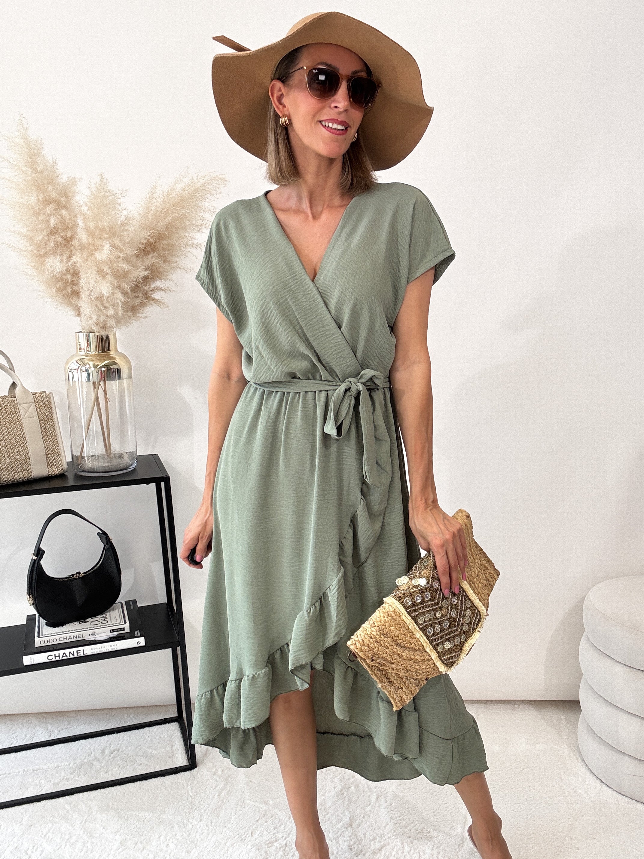 ,,Sunshine Wild Dress'' Kleid - matcha