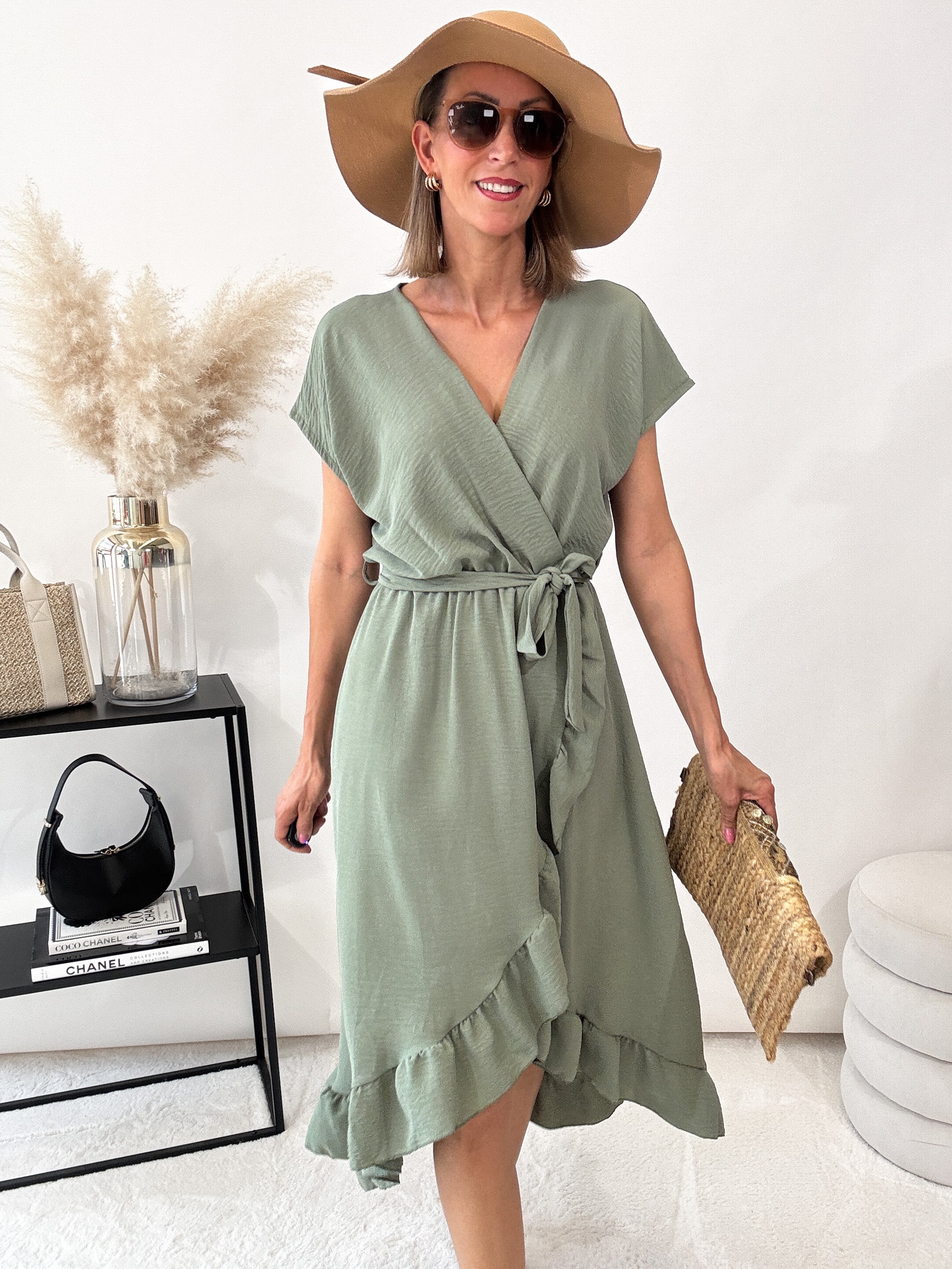 ,,Sunshine Wild Dress'' Kleid - matcha