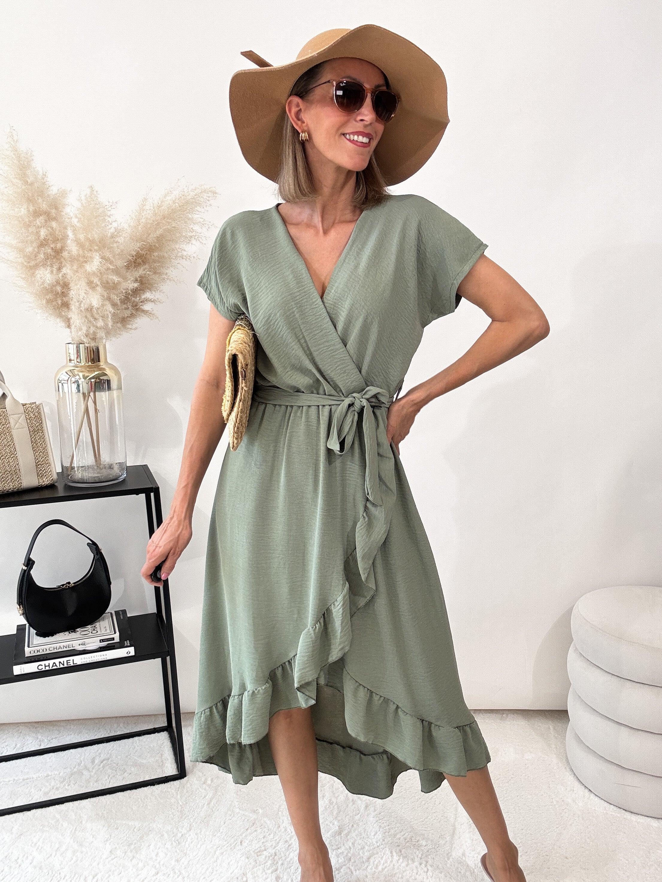 ,,Sunshine Wild Dress'' Kleid - matcha