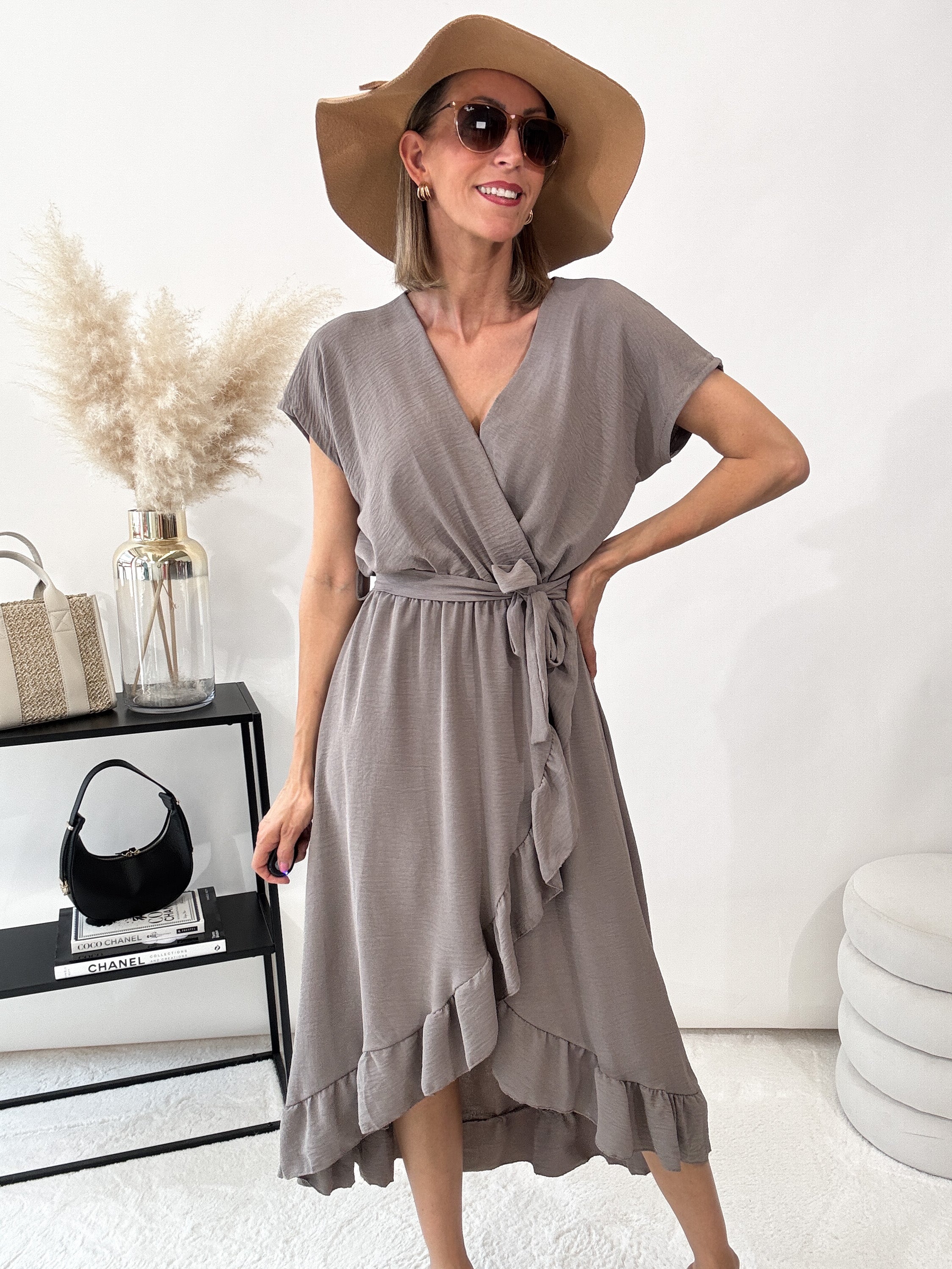 ,,Sunshine Wild Dress'' Kleid - mocca