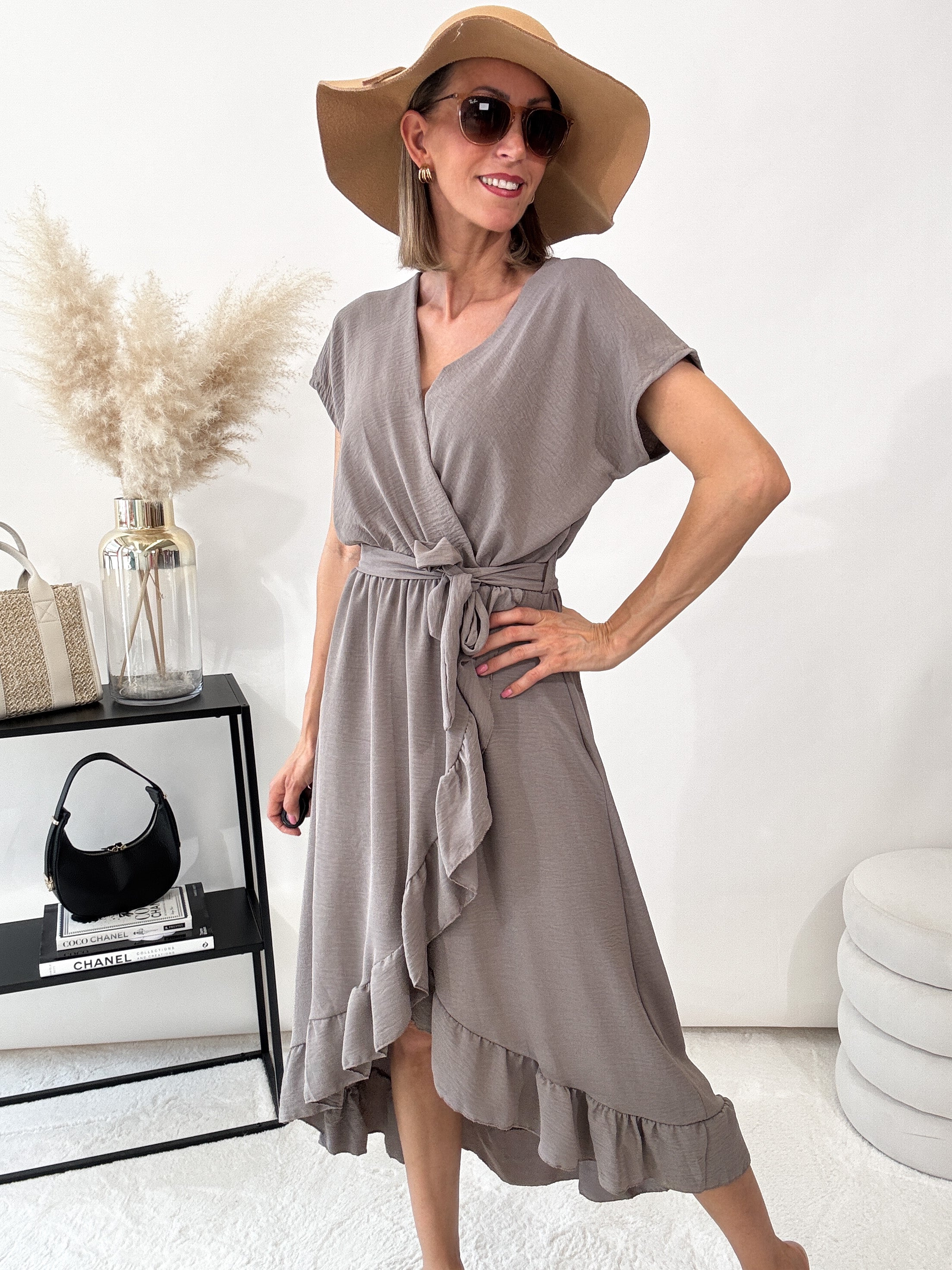 ,,Sunshine Wild Dress'' Kleid - mocca