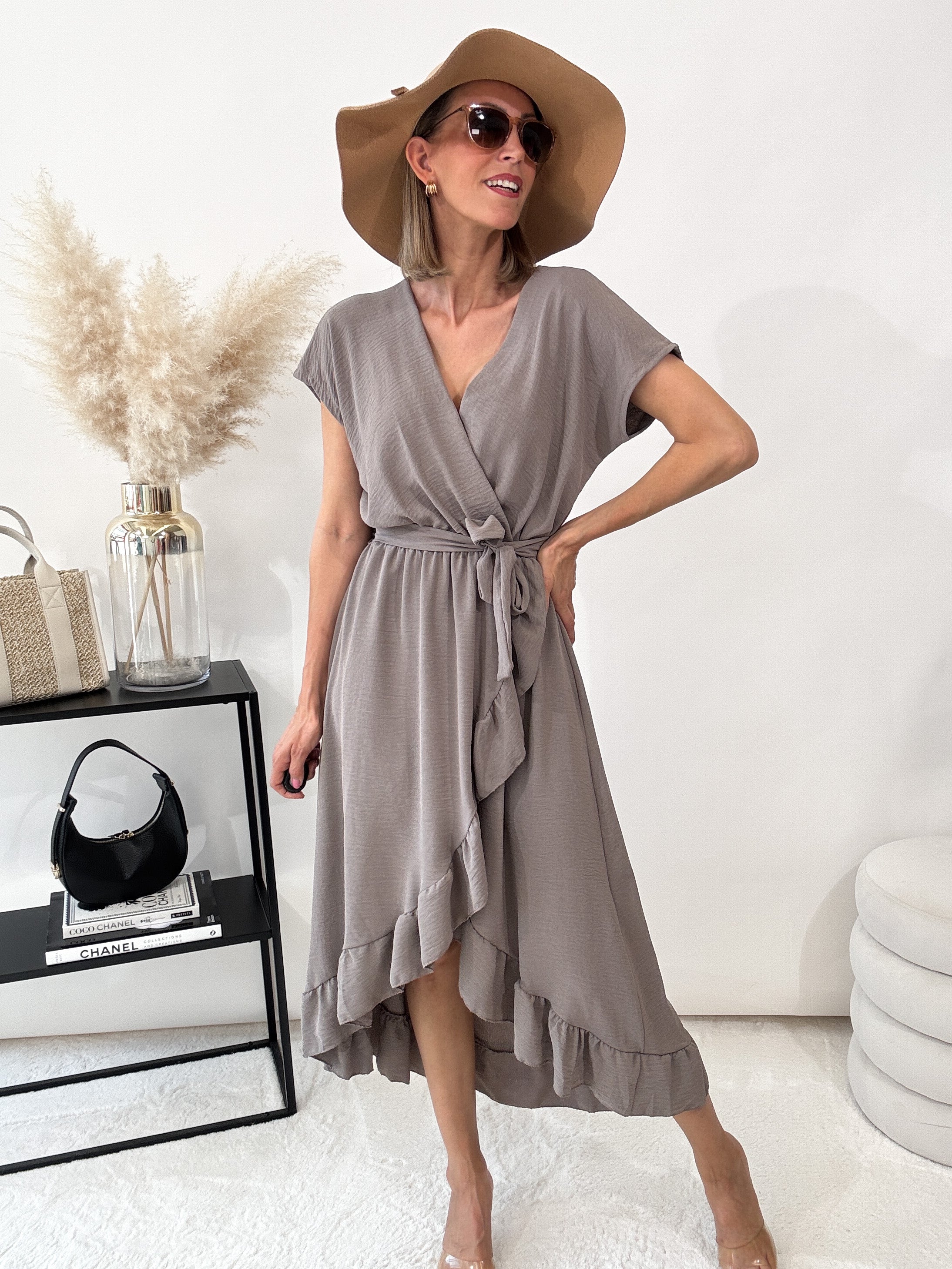 ,,Sunshine Wild Dress'' Kleid - mocca