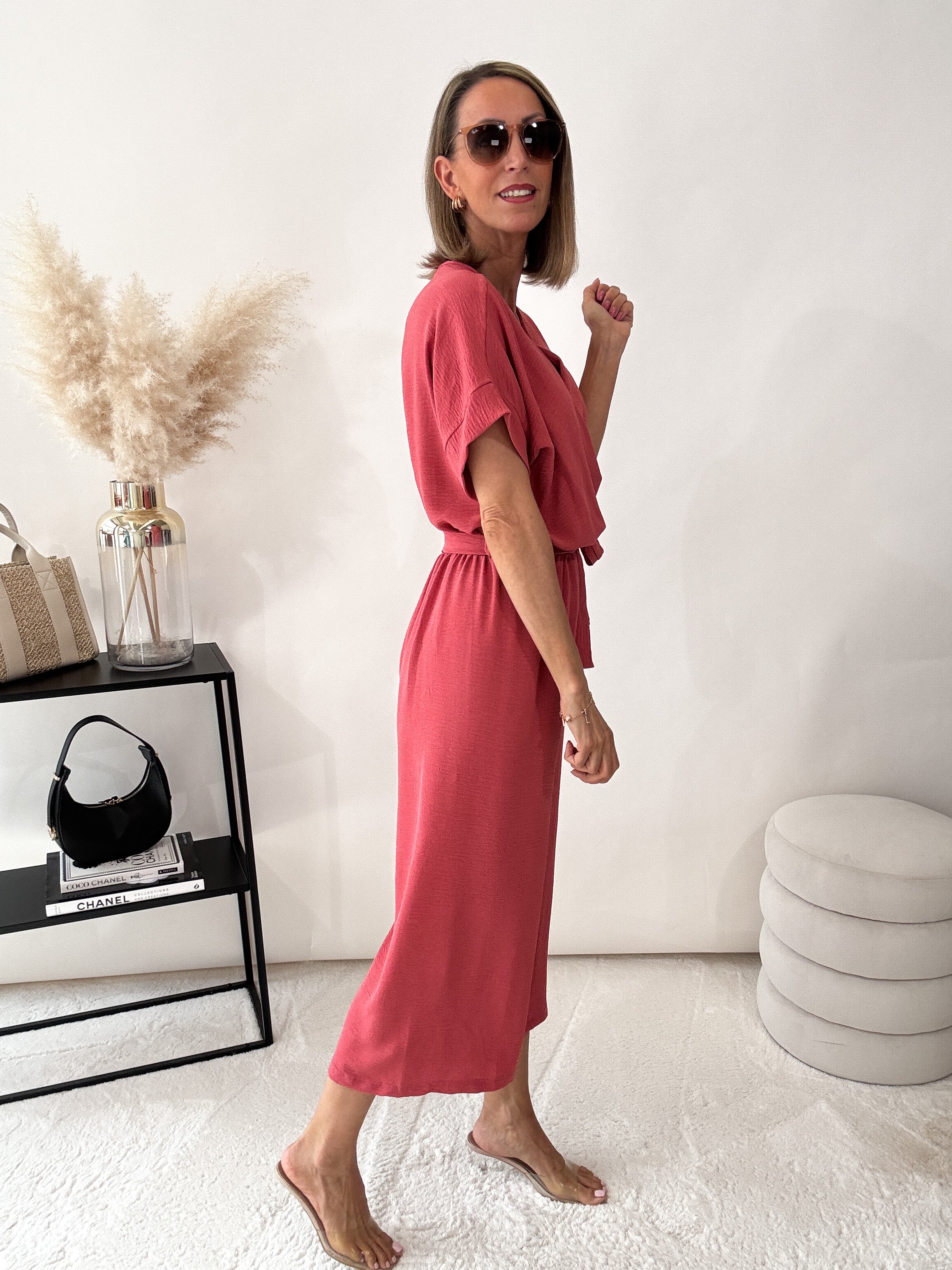 "Sunshine" Jumpsuit - indian rose