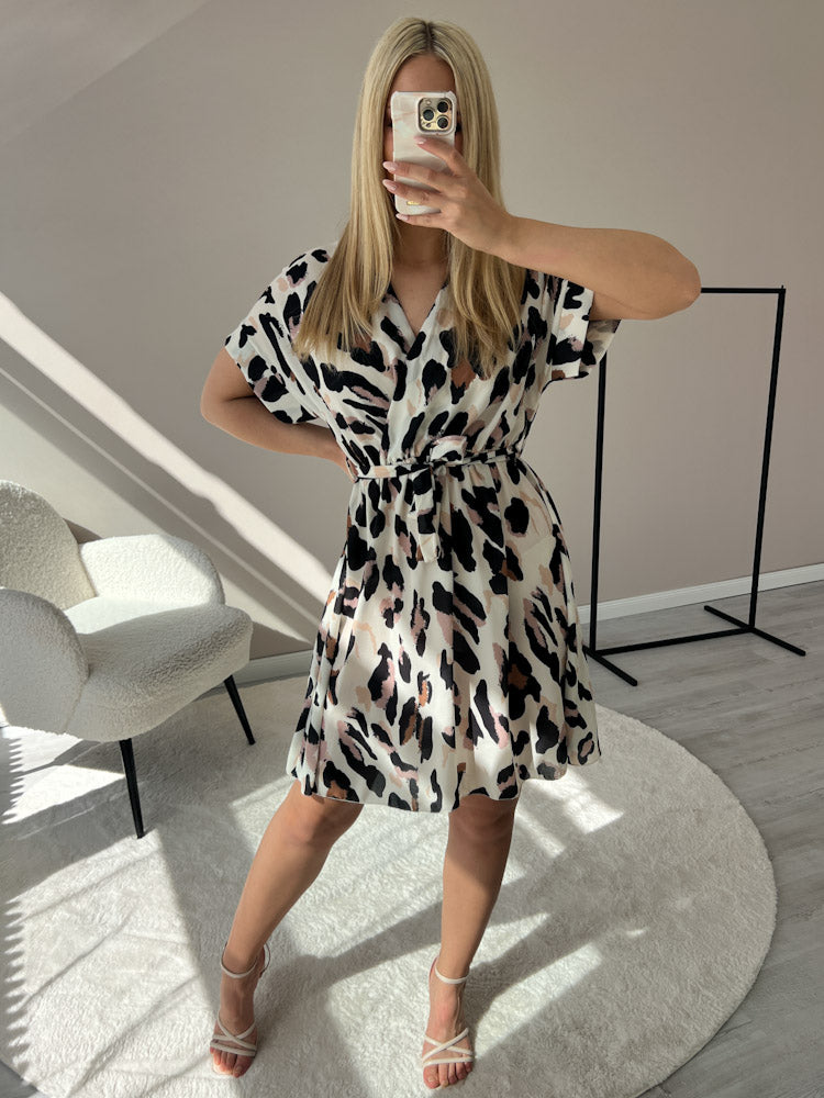 "Sunshine Midi Leo" wunderschönes Kleid - Leoprint