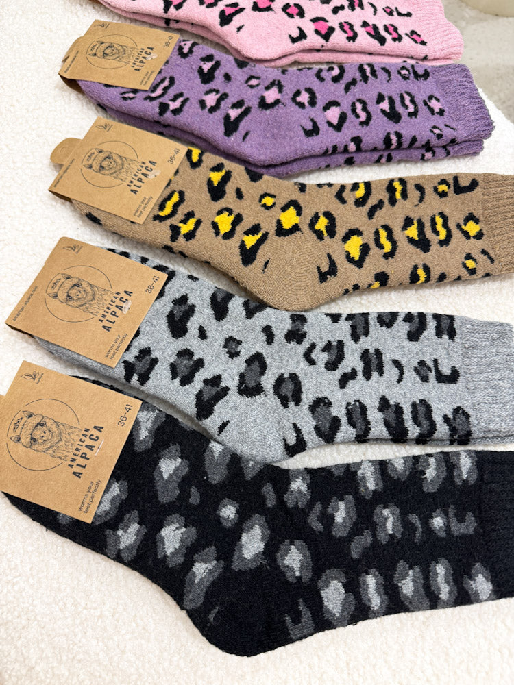 "Leodream" kuschelige Socken aus Alpakawolle Gr.36-41