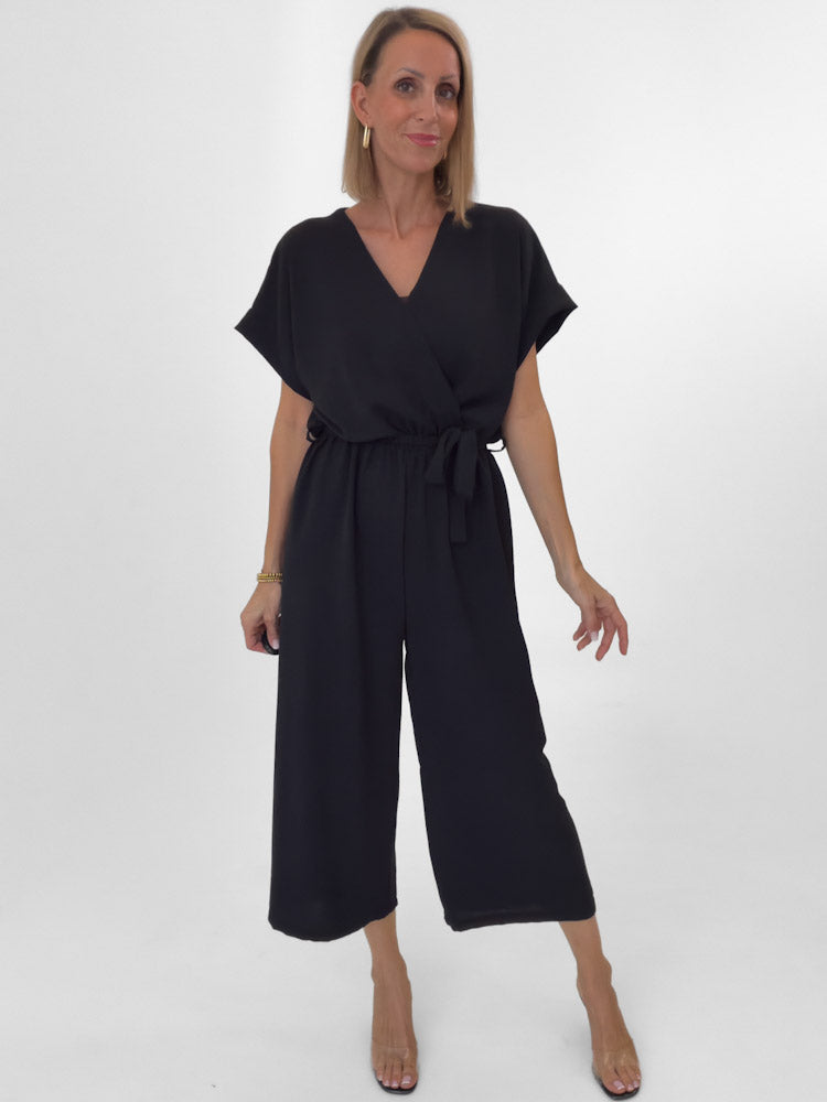 "Sunshine" Jumpsuit - schwarz