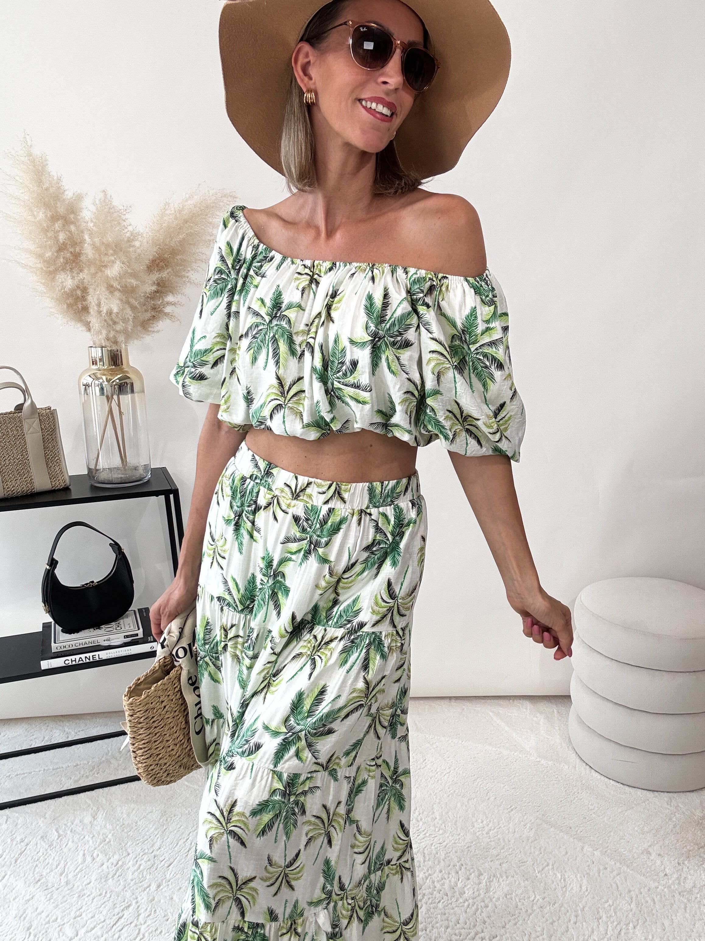 "Korfu" Top aus Viscose - grün