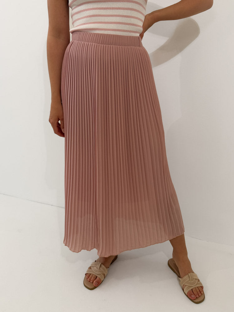 "Spark" - stylische Slip-On Sandale - beige