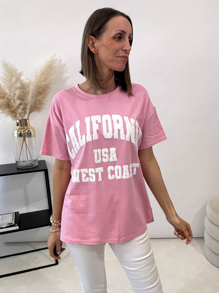 "California" Shirt - rosa