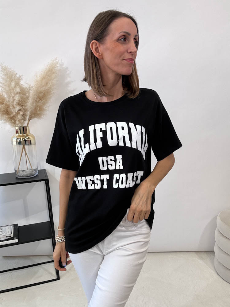 "California" Shirt - schwarz