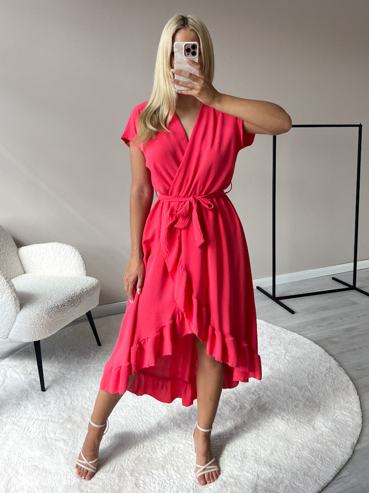 "Sunshine Wild Dress" schickes Kleid - coral