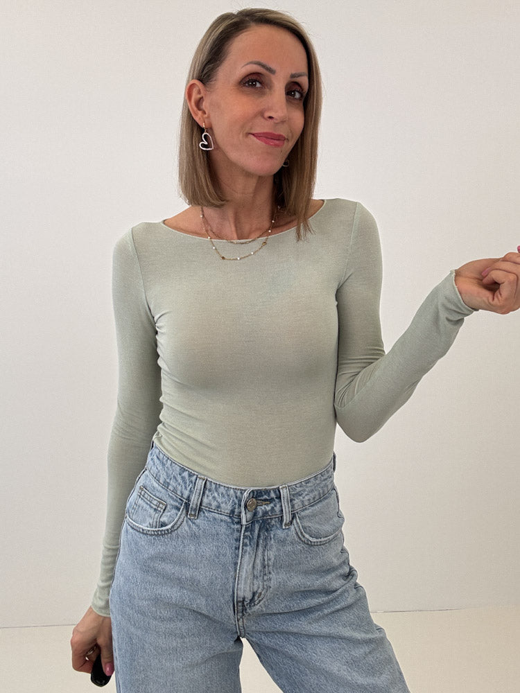 "New Atlanta" weiches Viscose Longshirt - mint