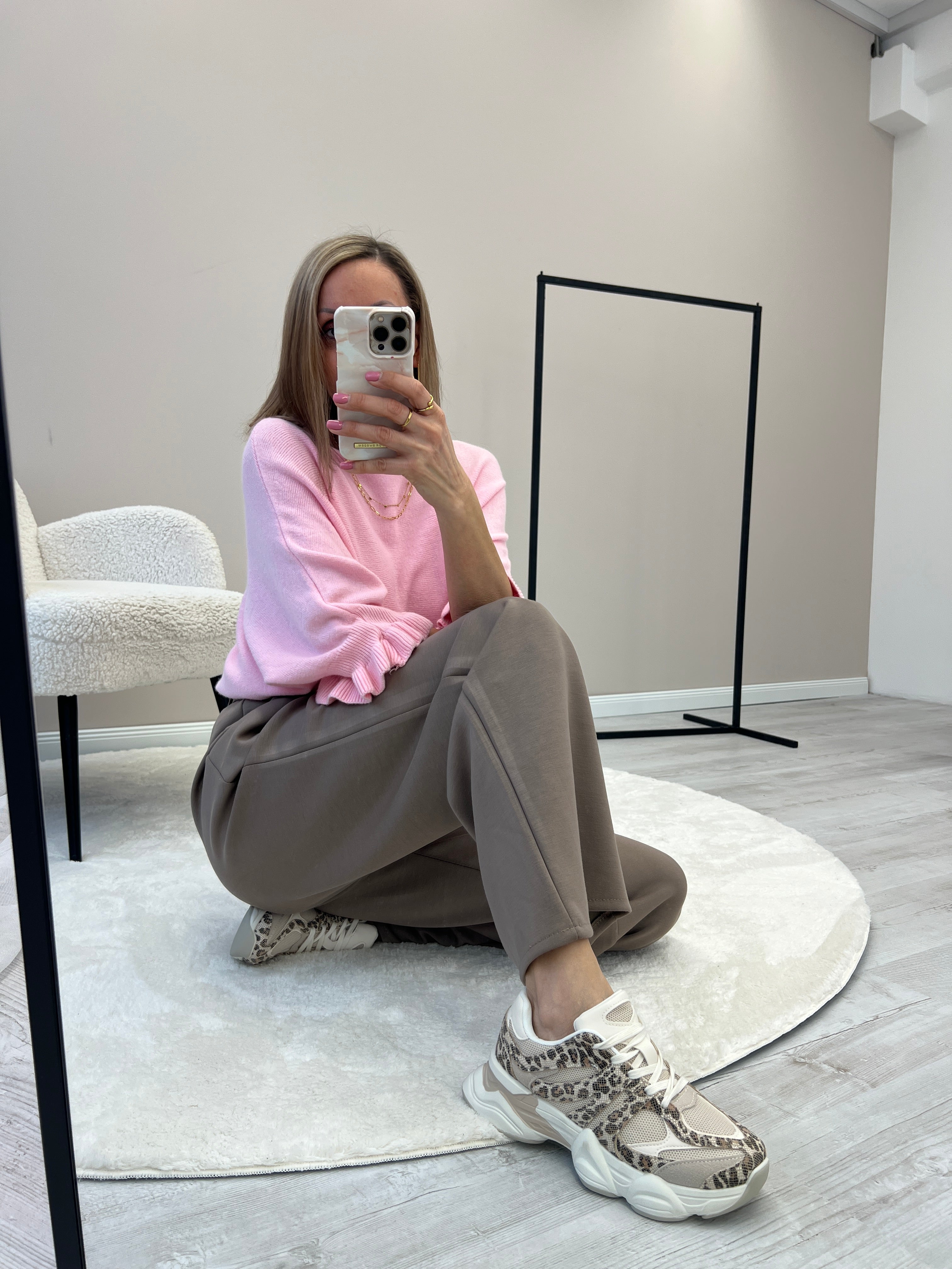 "Leo Motion" stylischer Sneaker - beige