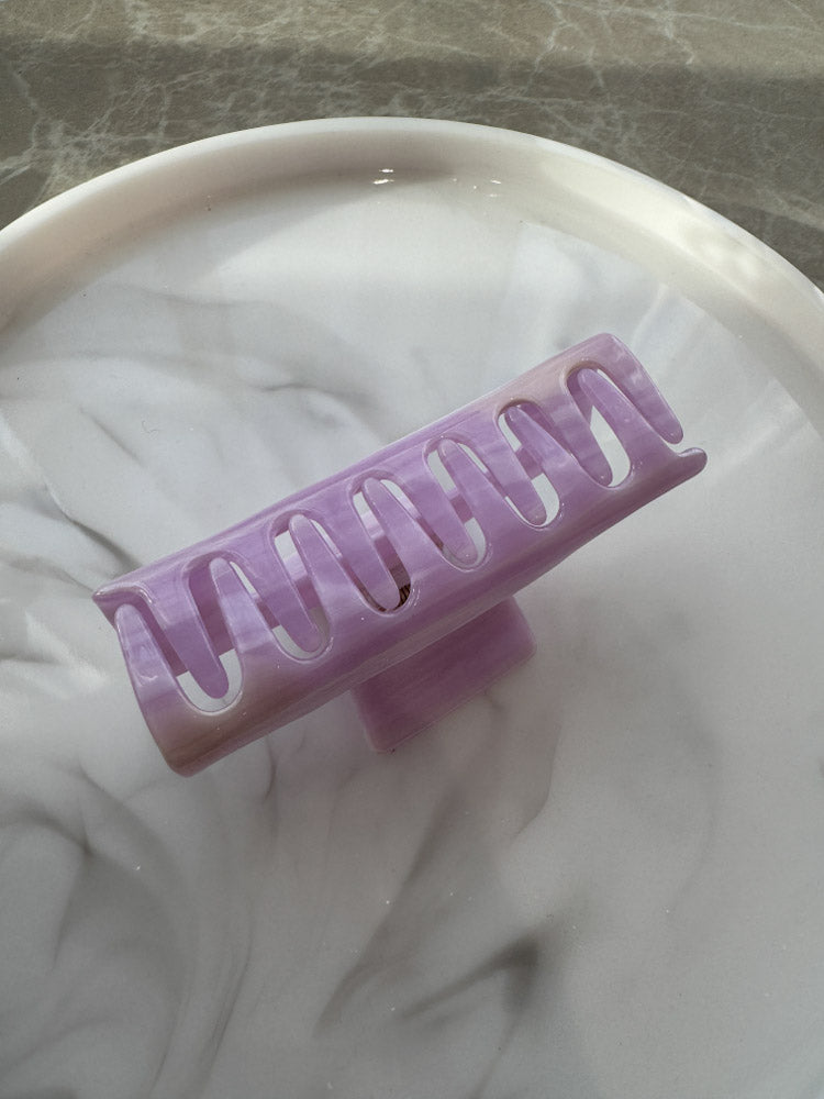 "Pure Chompy Box" stylische Haarklammer - flieder