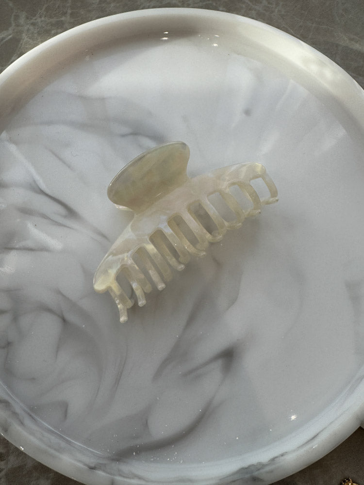 "Pure Clip" stylische Haarklammer - perlmutt