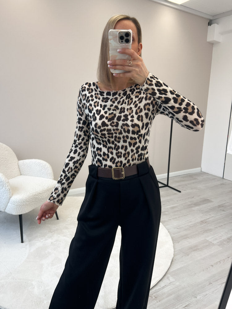 "Como Leo" kuscheliges Cashmere Longshirt - hellbeige