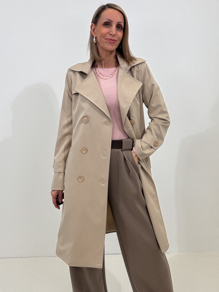 "London" Trenchcoat - beige