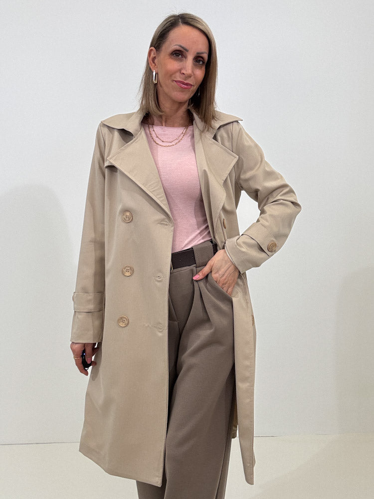 "London" Trenchcoat - beige
