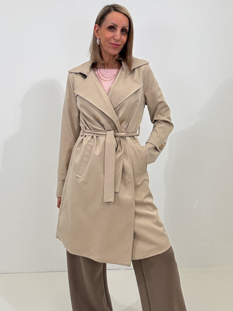 "London" Trenchcoat - beige