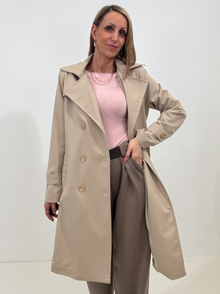 "London" Trenchcoat - beige