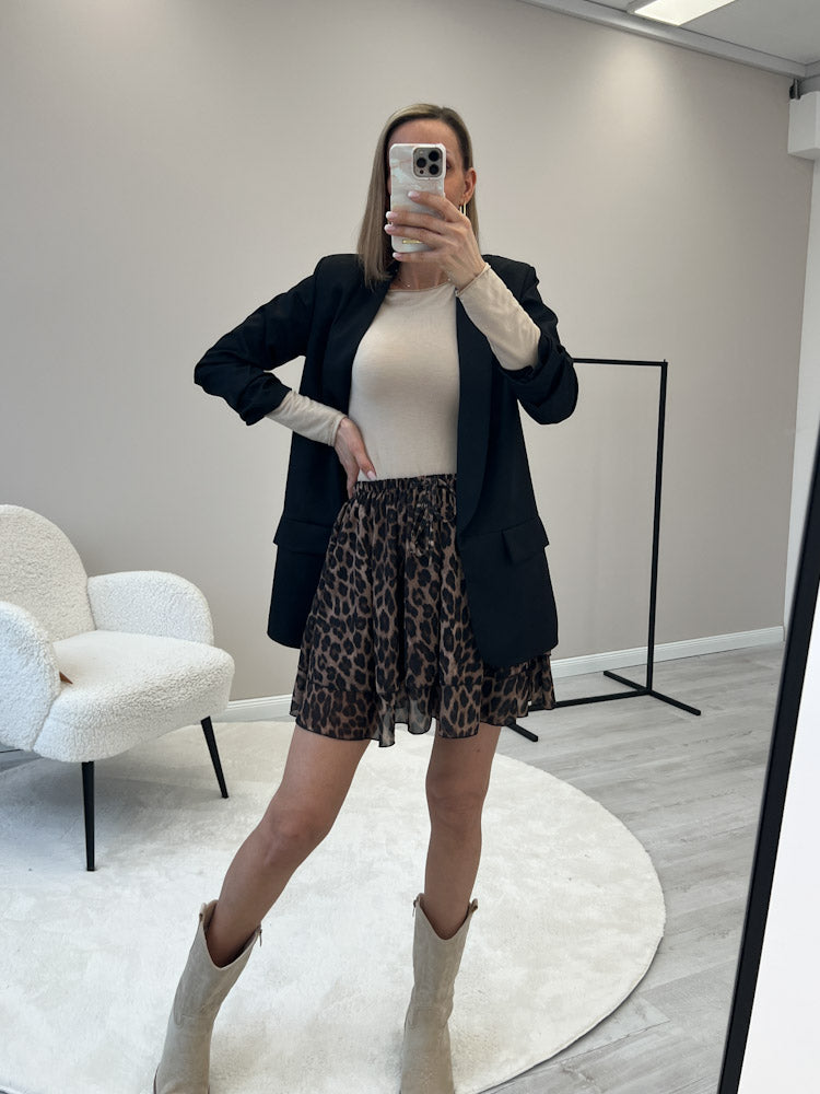 "Bella Skort Leo" weicher Hosenrock - braun
