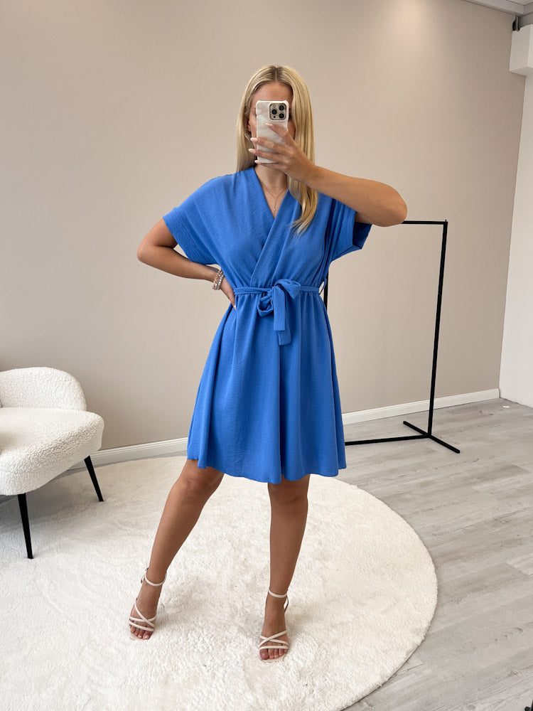 "Sunshine Midi" süßes Sommerkleid - blau