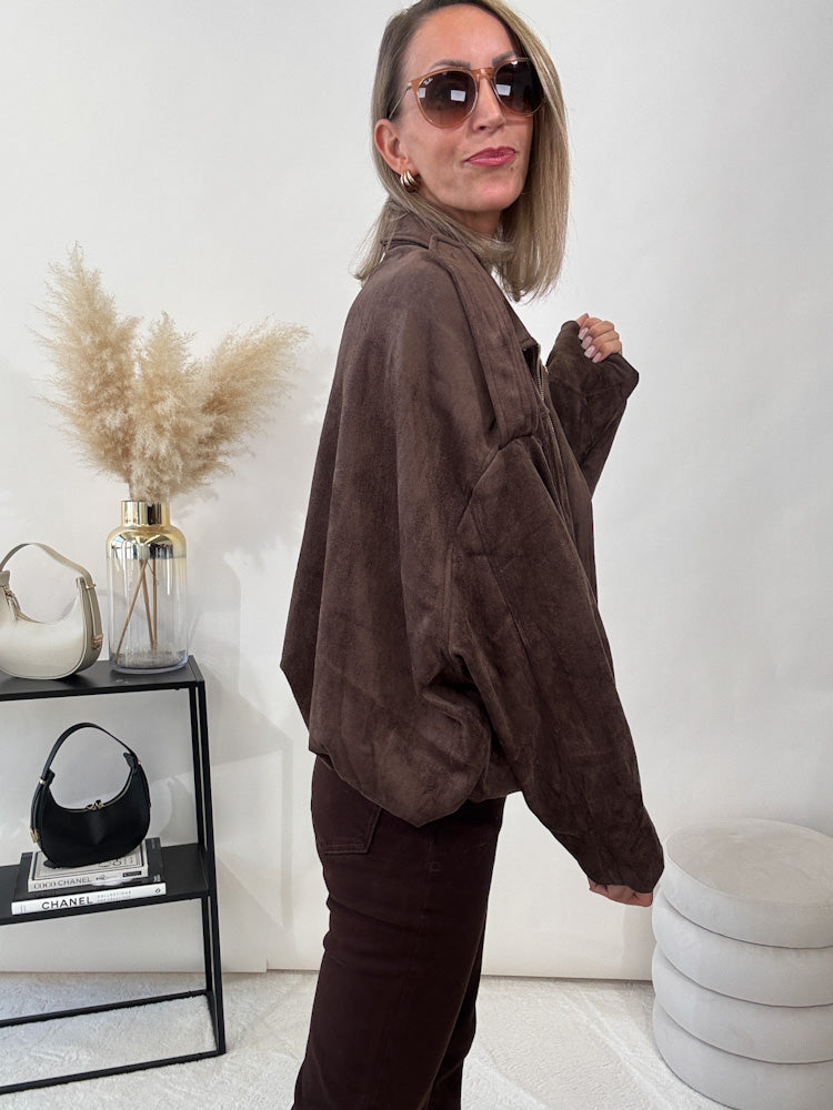 "Savona" Wildlederjacke - braun