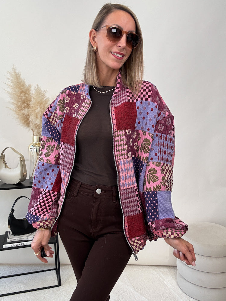 "Livorno" coole Bomberjacke aus Baumwolle - bunt