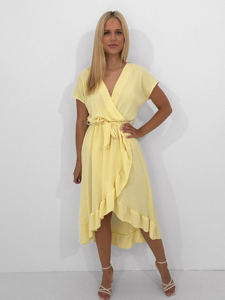 "Sunshine Wild Dress" schickes Kleid - lemon ice