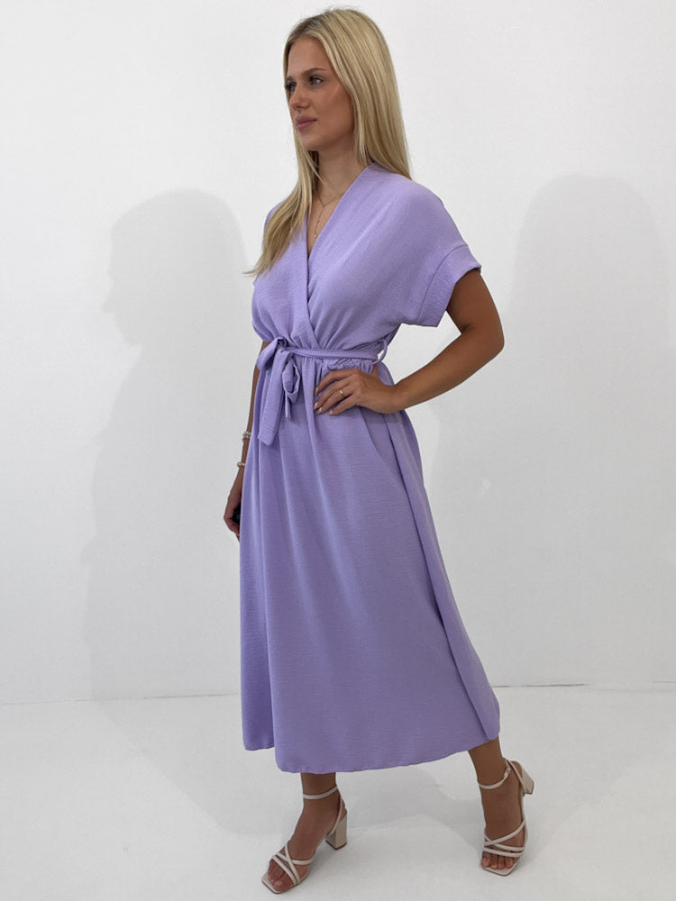 "Sunshine" langes Kleid - flieder