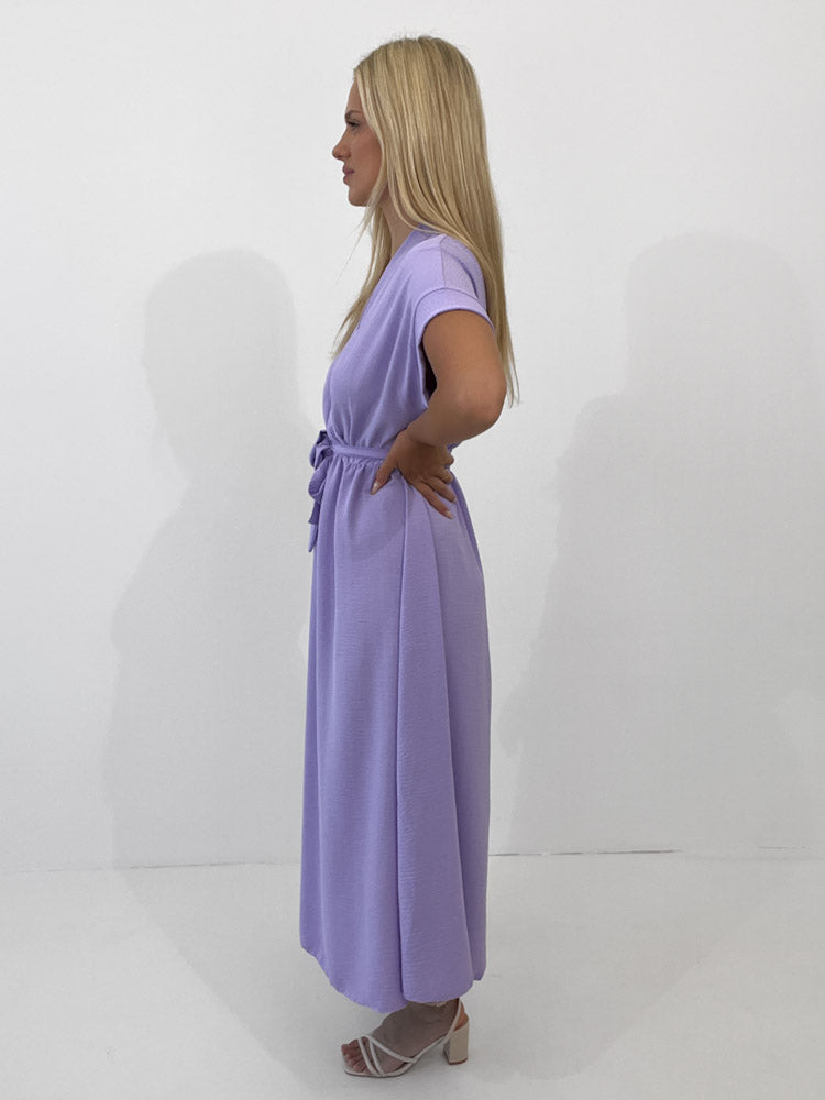 "Sunshine" langes Kleid - flieder