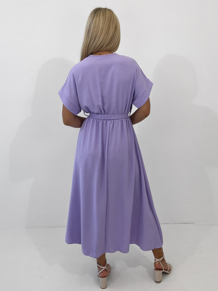 "Sunshine" langes Kleid - flieder