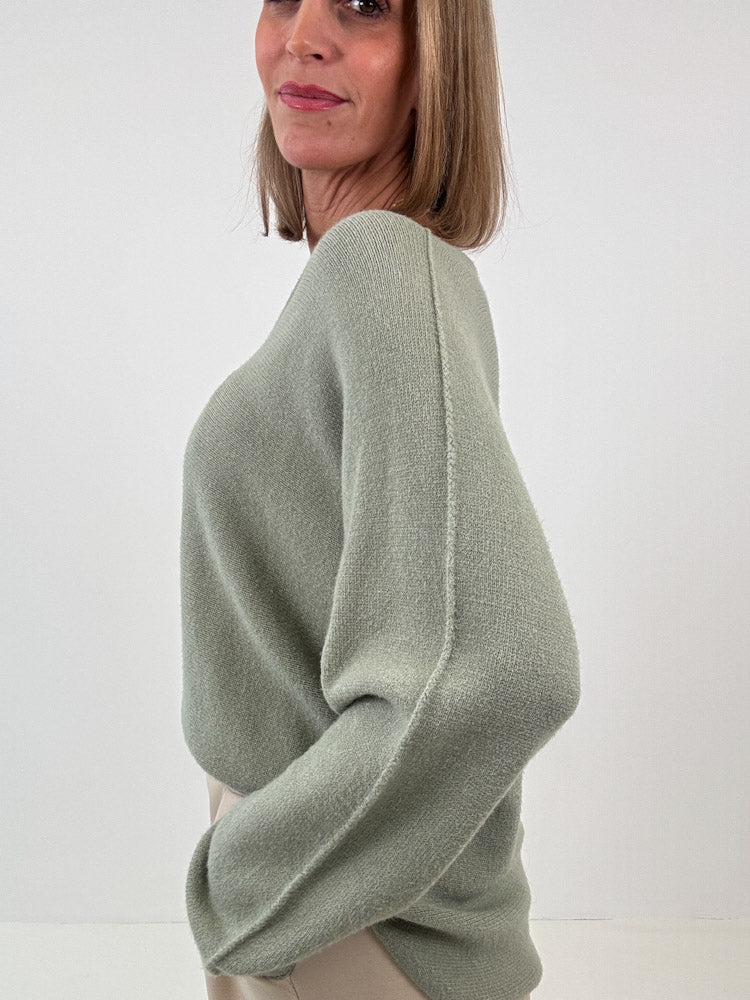 "Vicenza V" weicher Pullover mit V-Ausschnitt aus Viscose - sabei