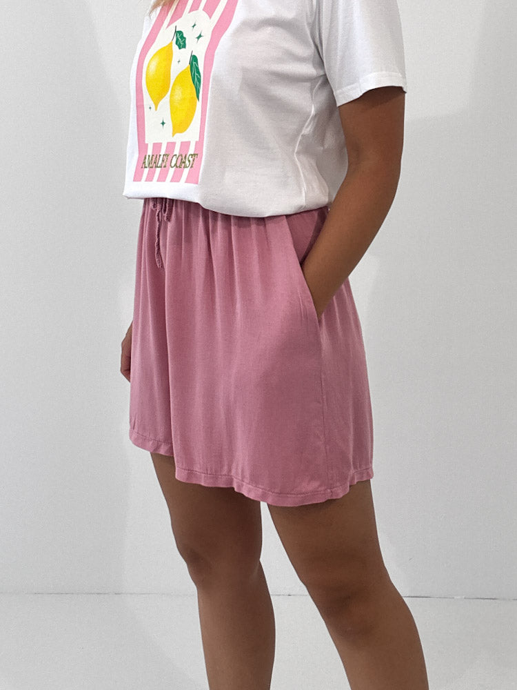 "New Silky" Short aus Viscose - beere