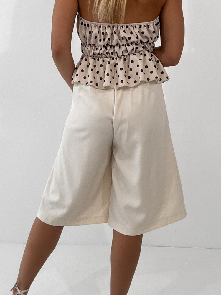 "Lagoon Line" tolle Bermuda Short - hellbeige
