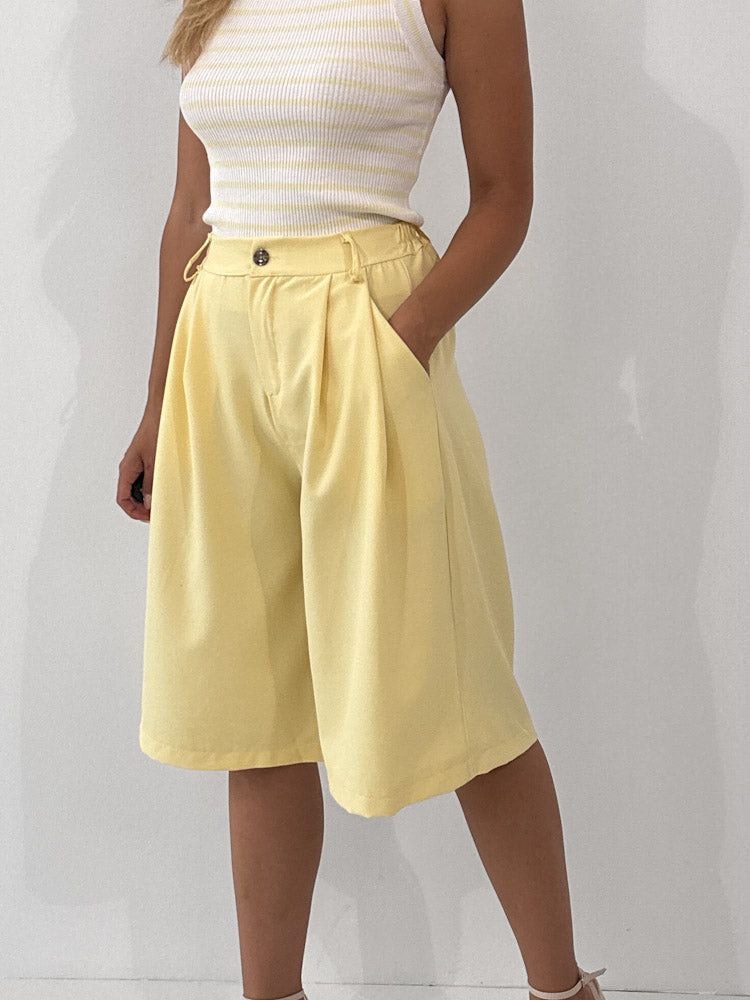 "Lagoon Line" tolle Bermuda Short - hellgelb