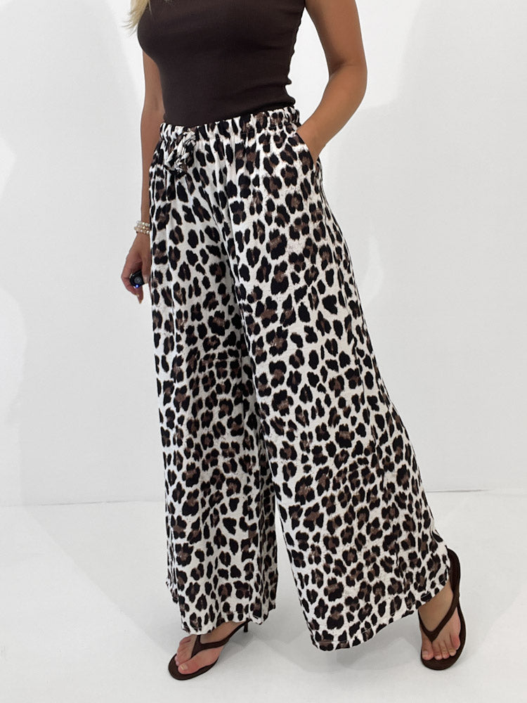 "Milano Leo" weiche Hose aus Viscose - weiß