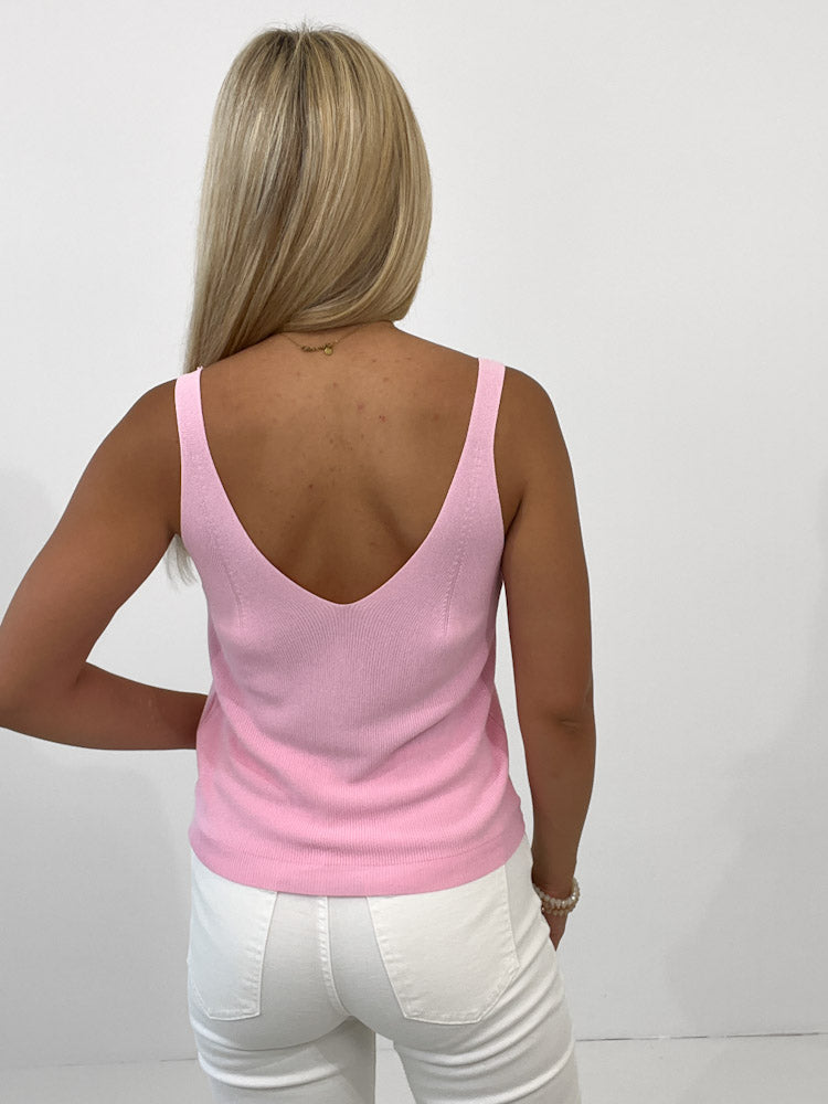 "Aurora" weiches Top aus Viscose - rosa